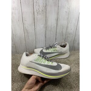 Nike Zoom Fly Green and Gray Running Sneakers Size 13